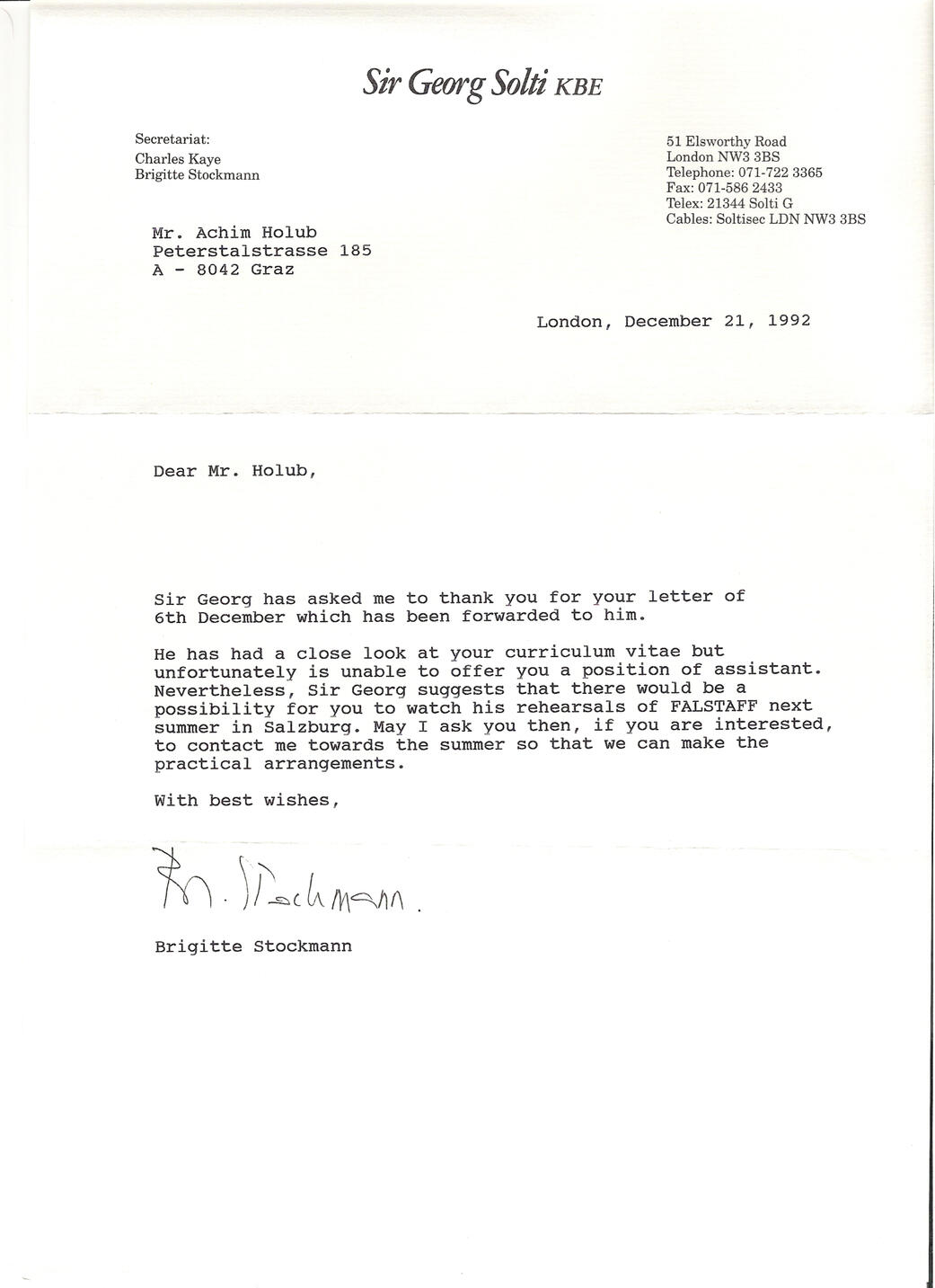 SIR GEORG SOLTI SIR GEORG SOLTI