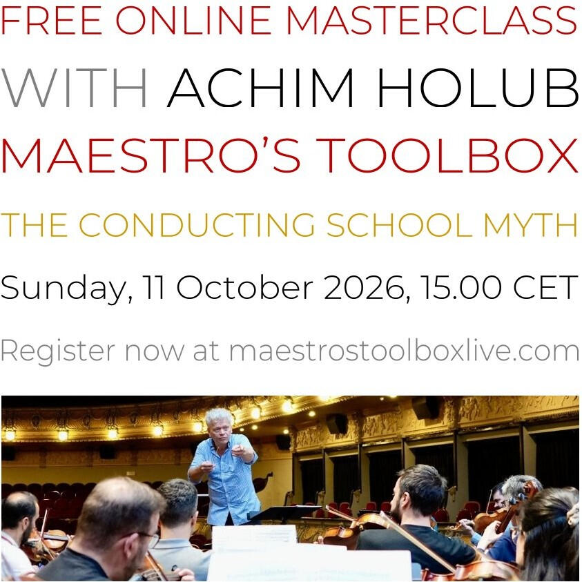 Maestro's Toolbox Live 11 October 2026 Maestro's Toolbox Live 11 October 2026